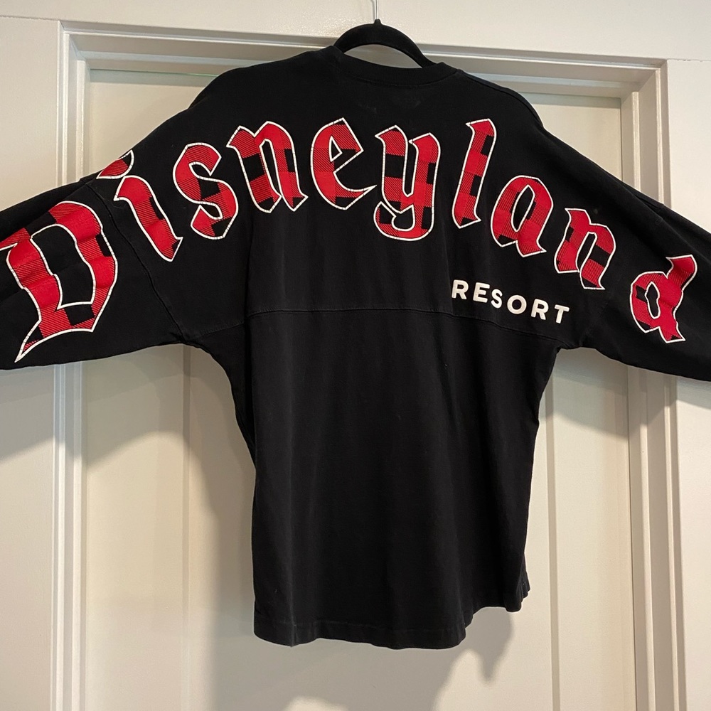Disney Spirit Hoodie black with red plaid size S